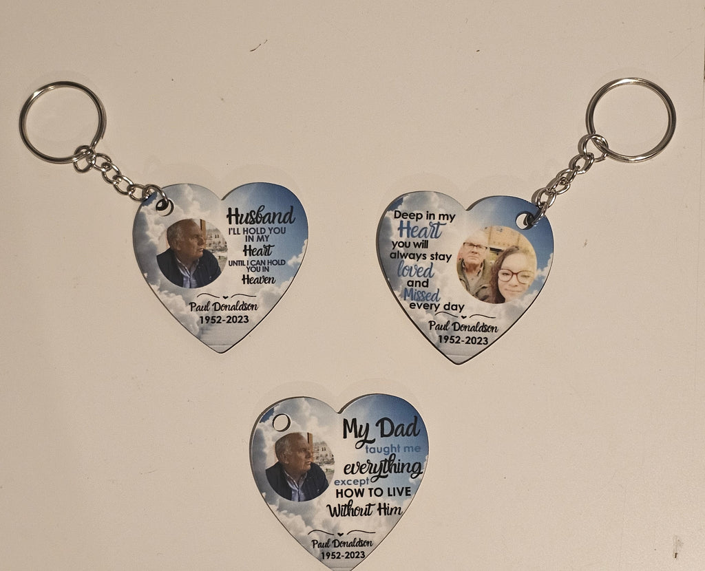 Memorial keyring