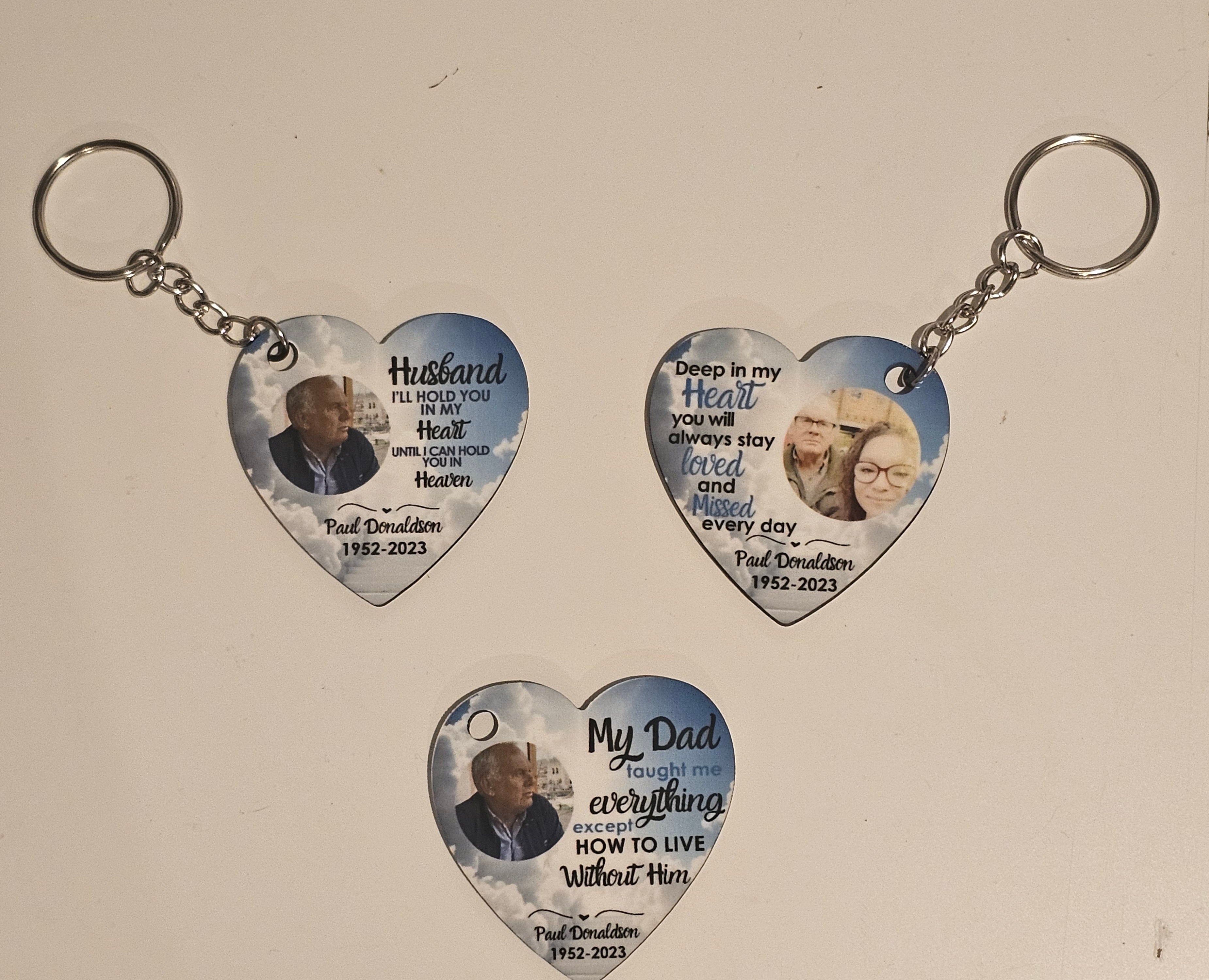 Memorial keyring