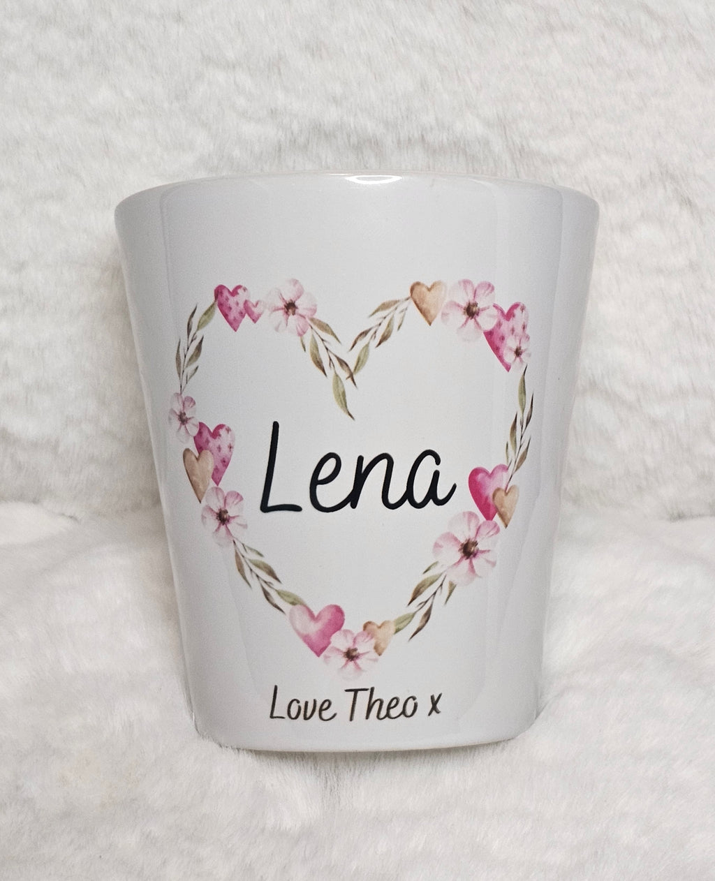 Personalised small flower pot