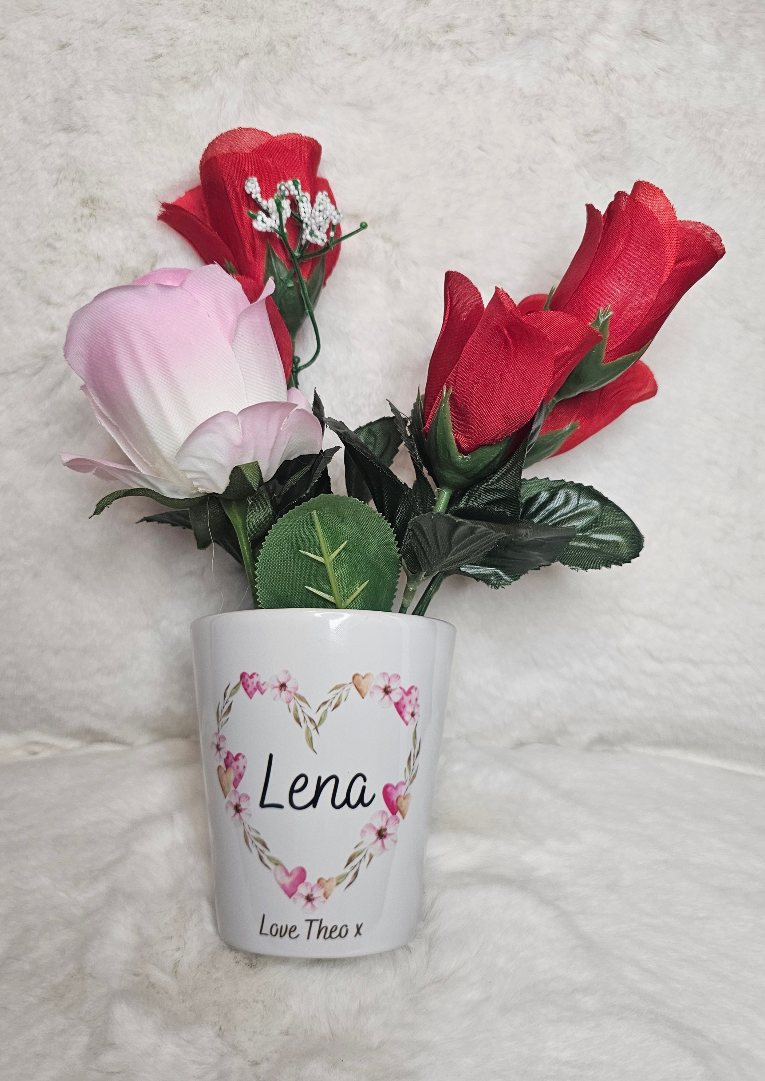 Personalised small flower pot