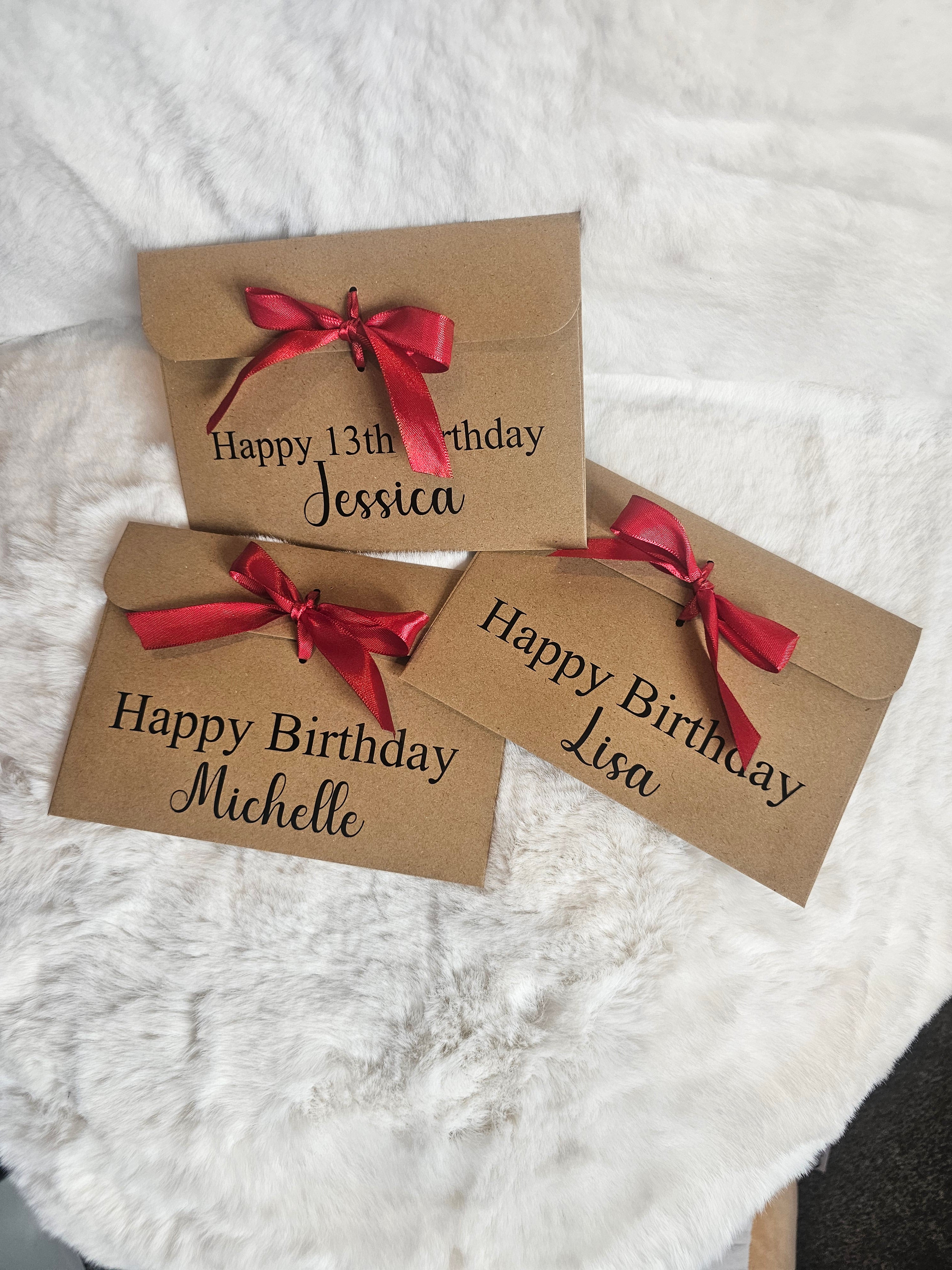 Personalised envelope