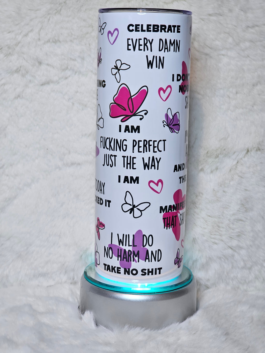 Sweary affirmation tumbler