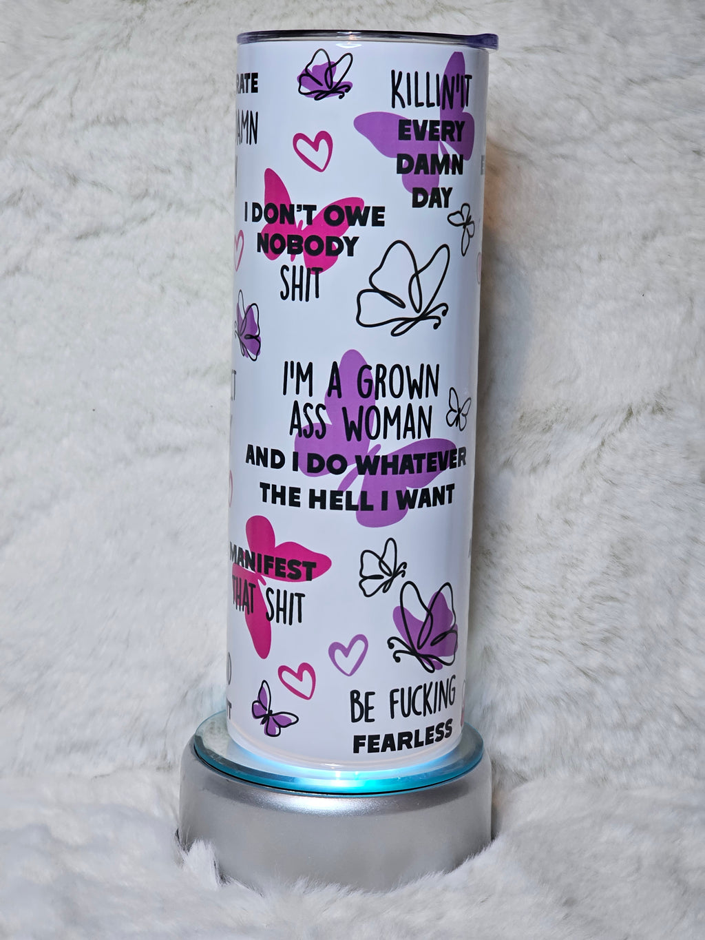 Sweary affirmation tumbler