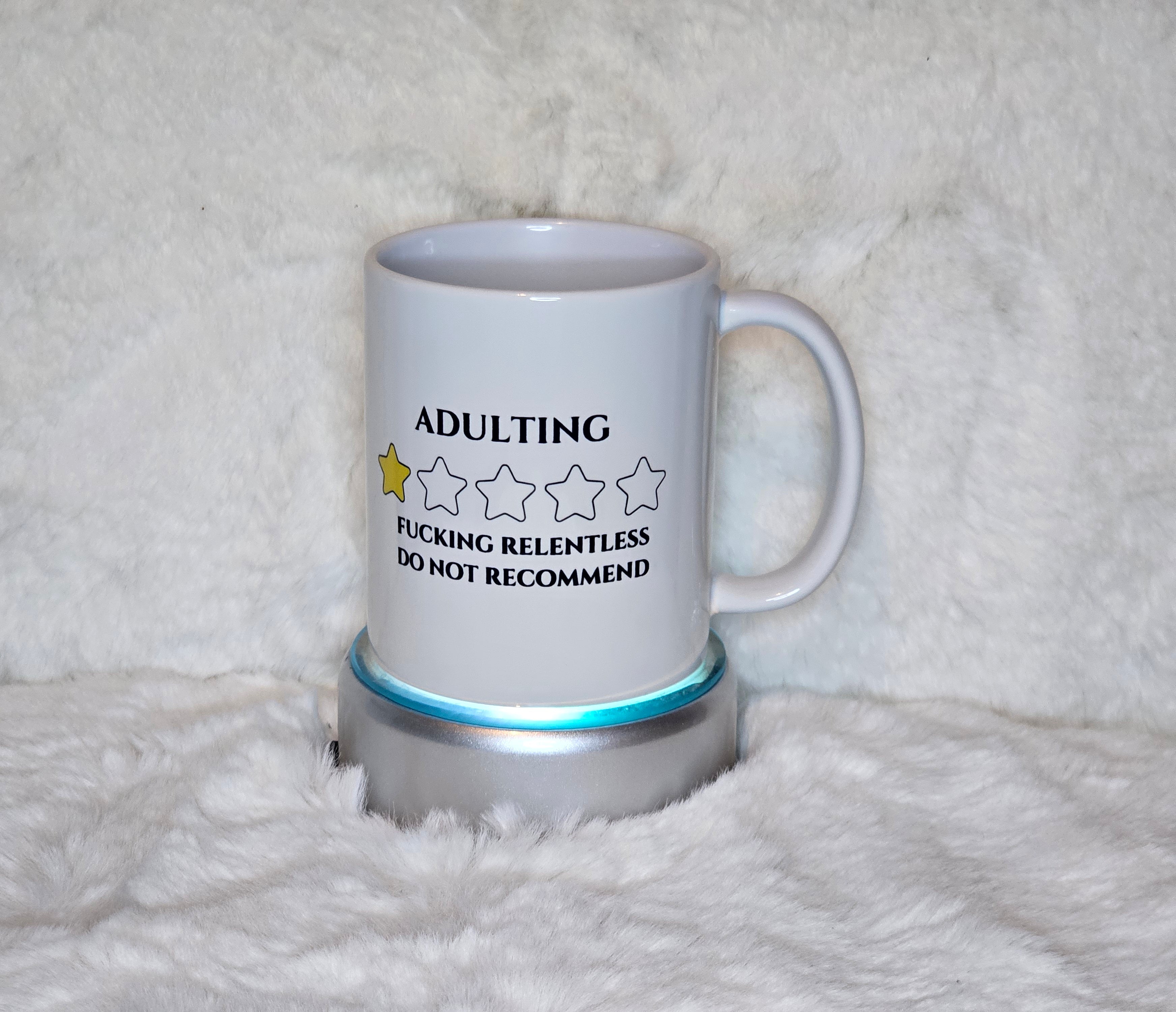 Sweary adulting mug