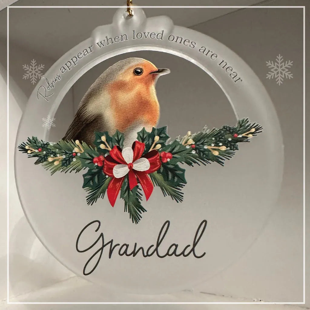 Robins Appear Bauble