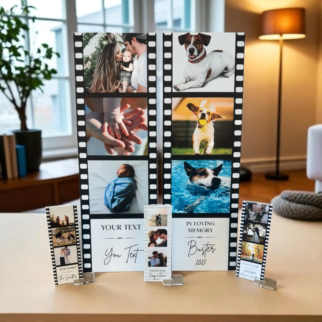 Film reel wall plaque