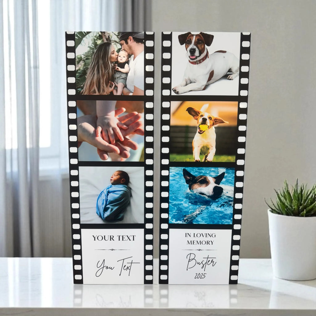 Film reel wall plaque