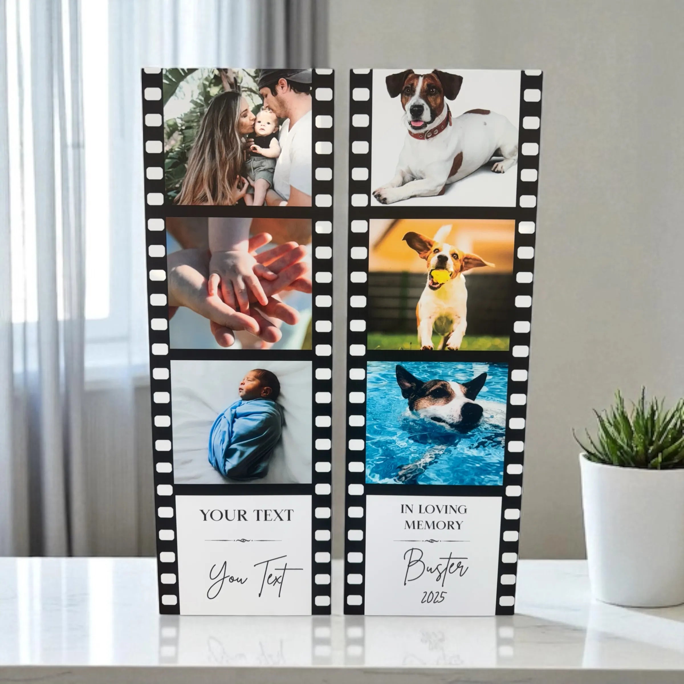 Film reel wall plaque