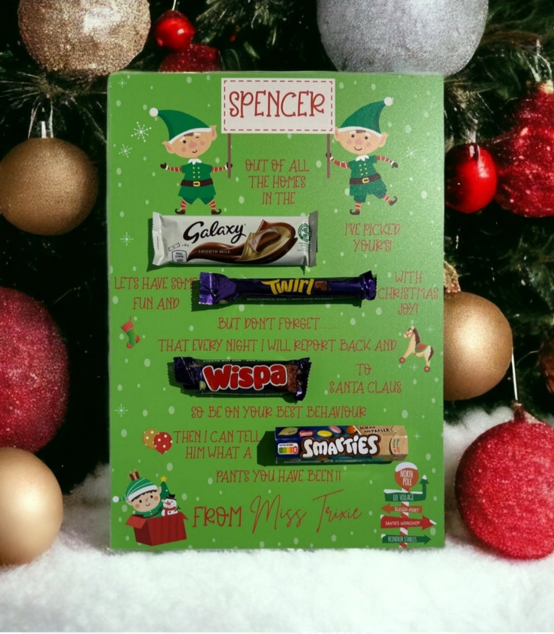 Elf Return Chocolate Boards (no chocolate)