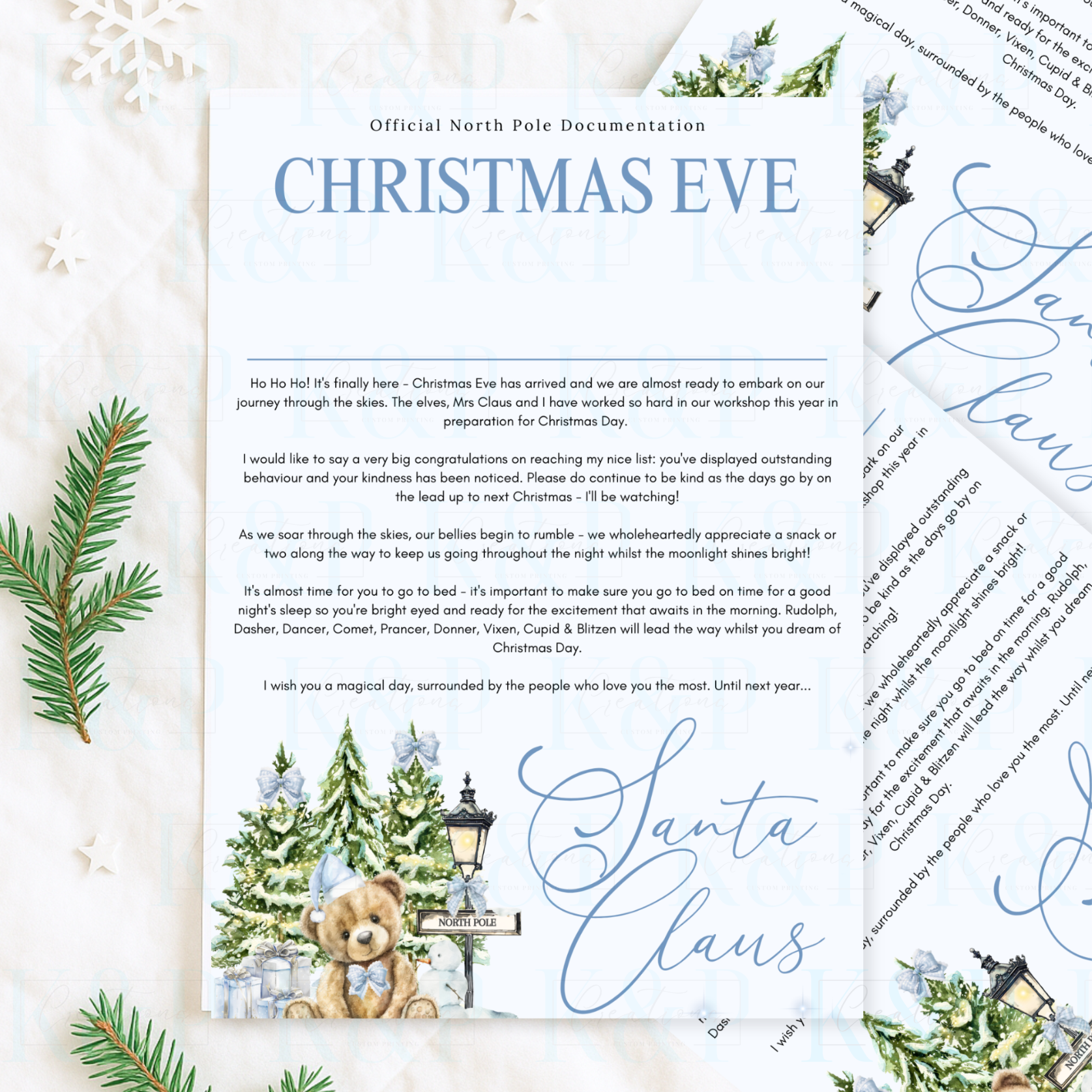 First christmas Certificate/Letter Bundle