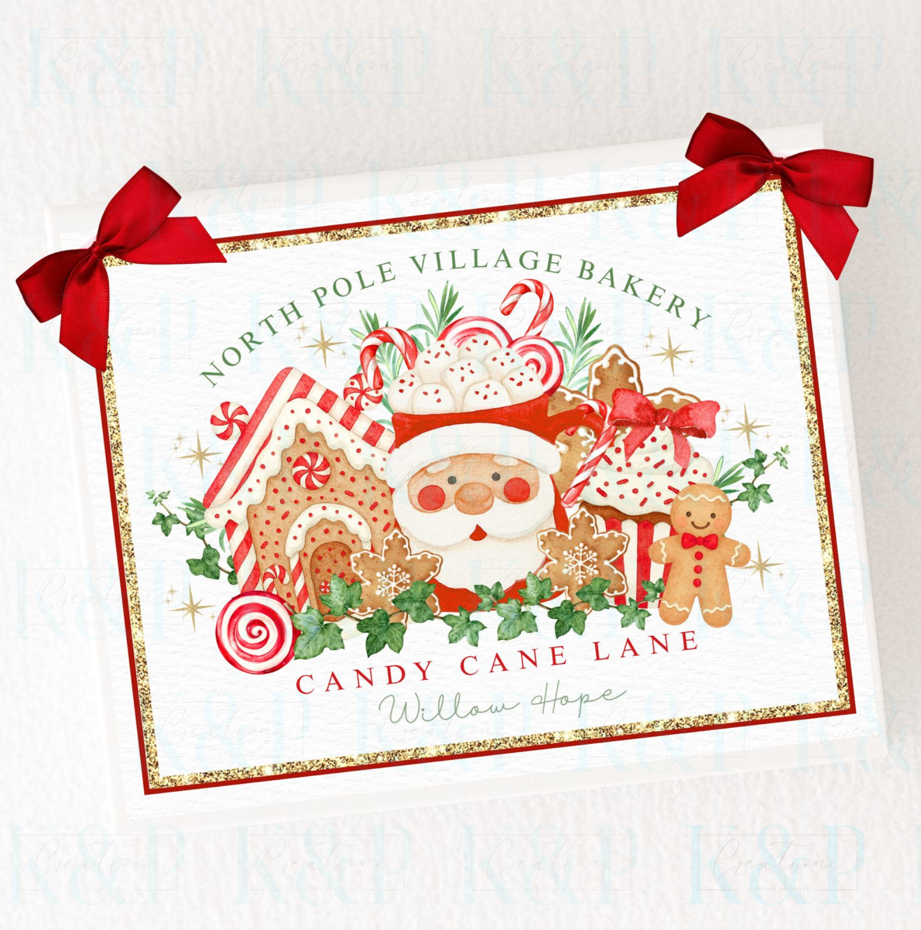 Magnetic Christmas Eve box