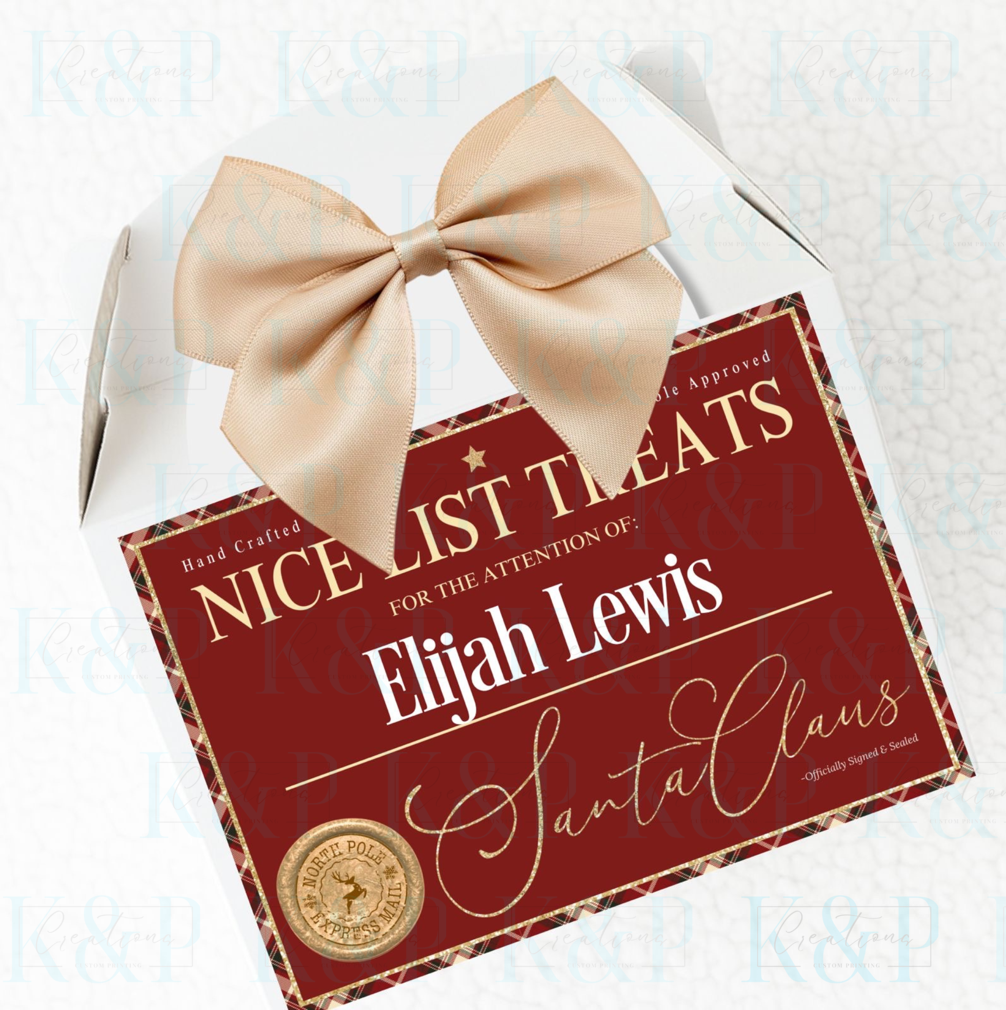 Christmas eve Treat Box