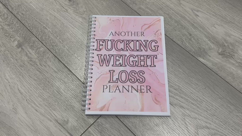 Sweary Weight loss Planner