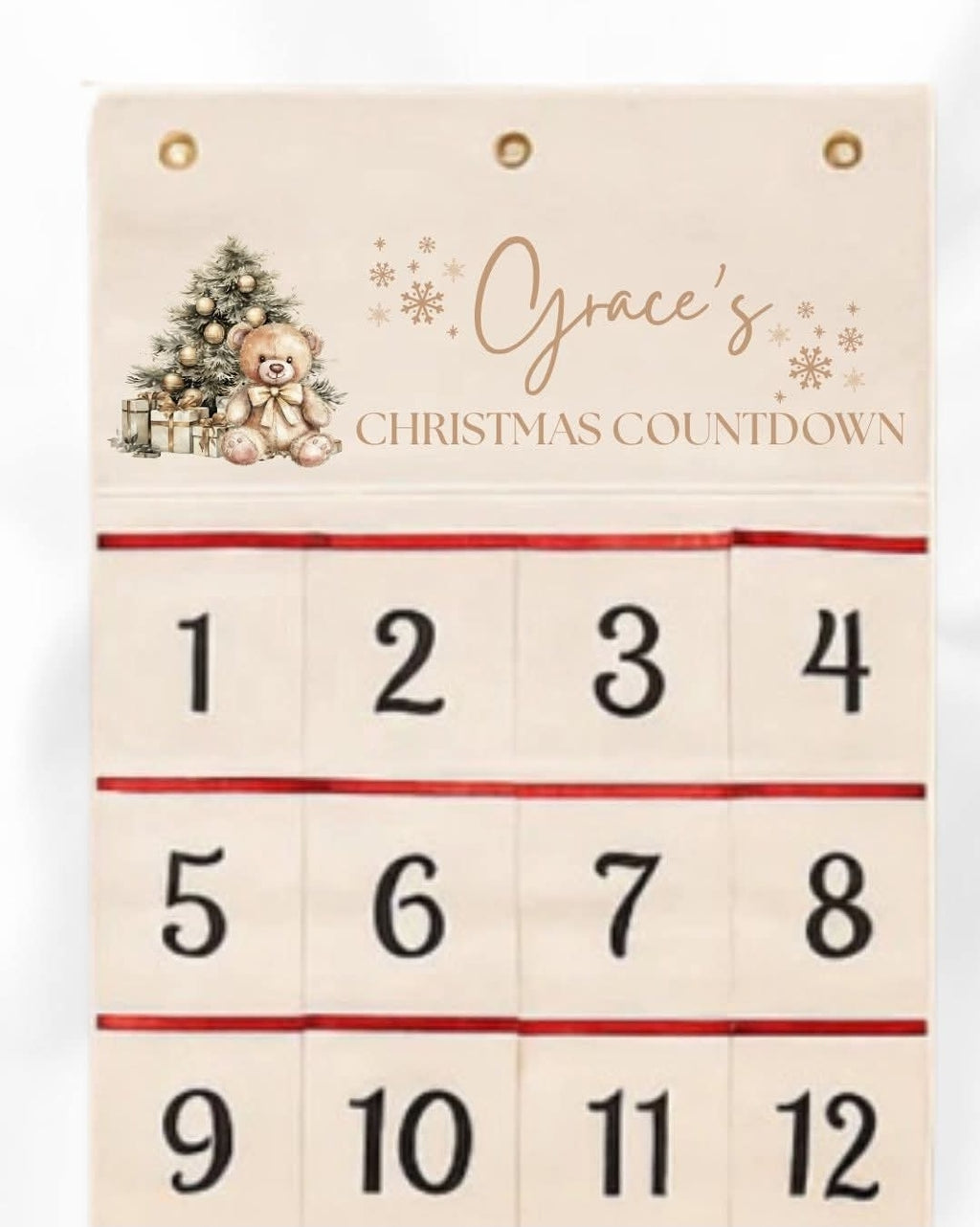 Canvas christmas countdown