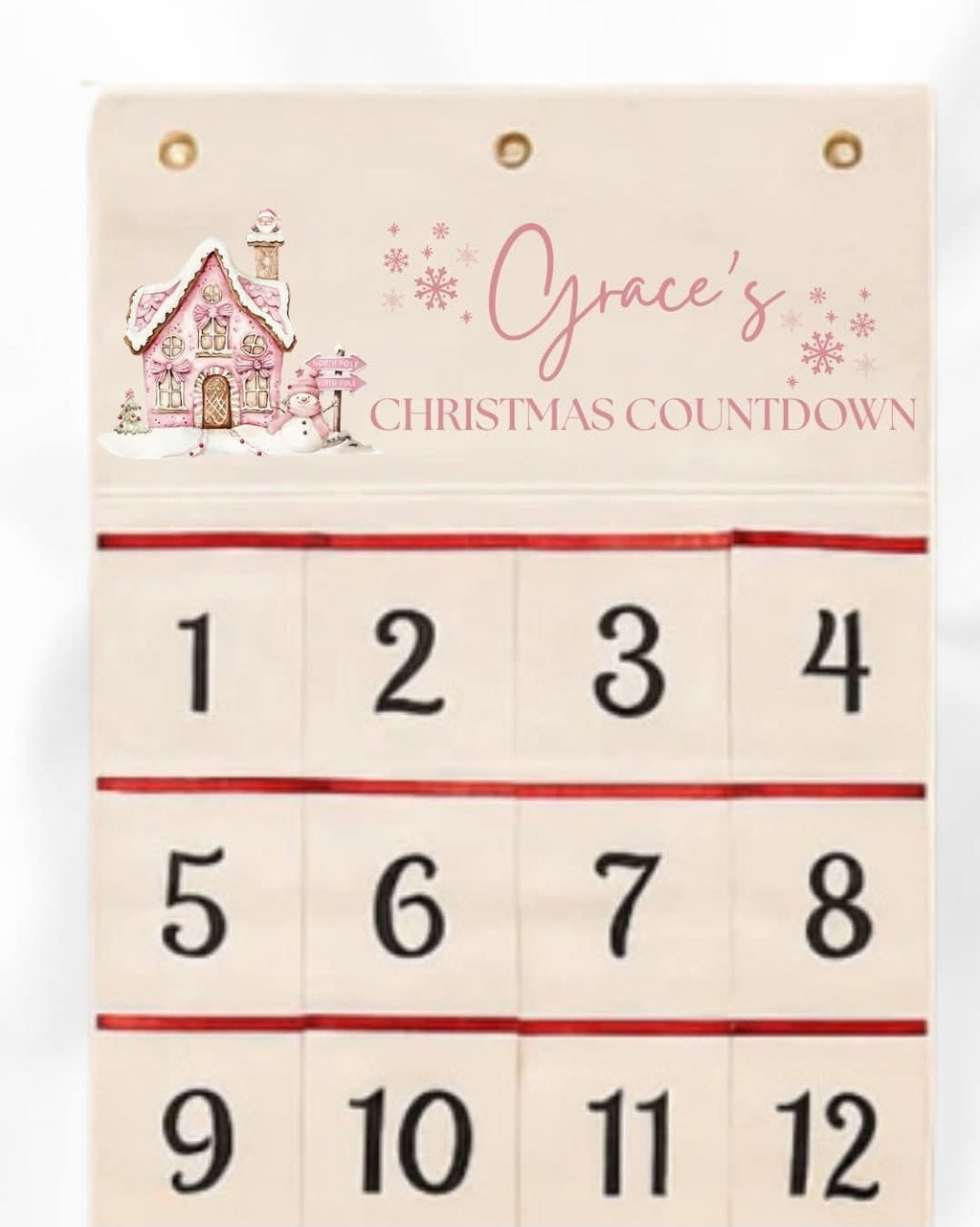 Canvas christmas countdown