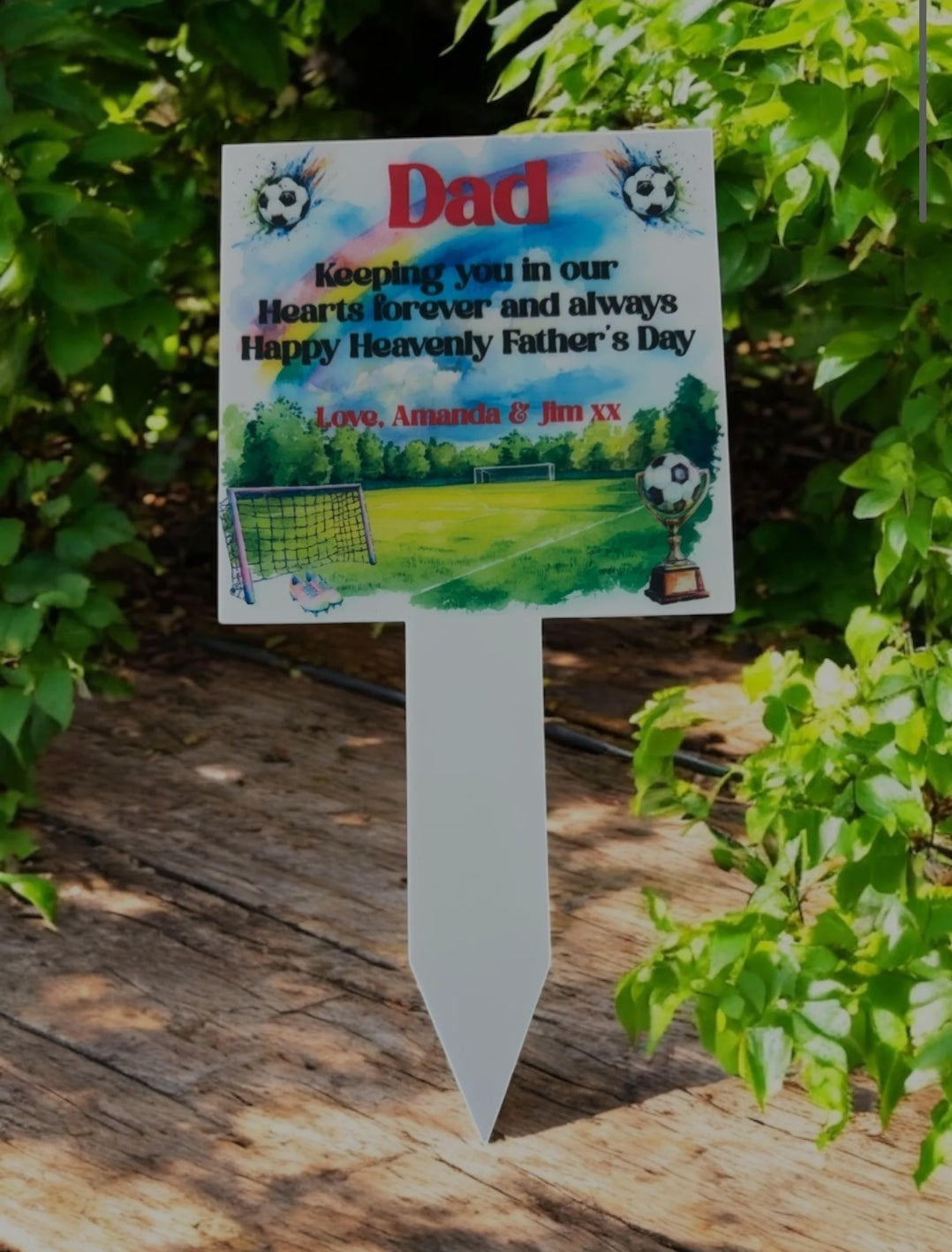 Personalised Dad Grave Maker