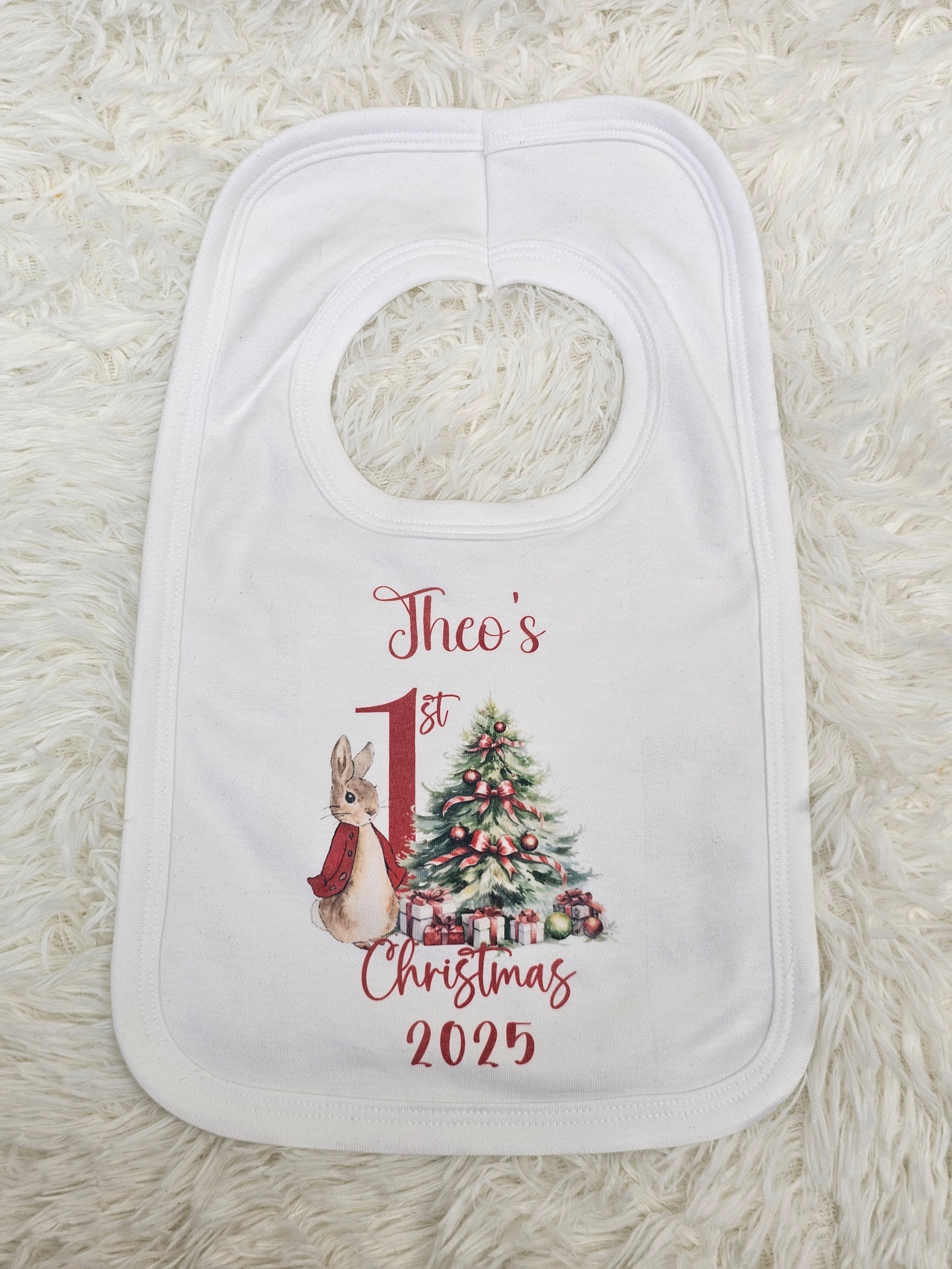 First christmas bib