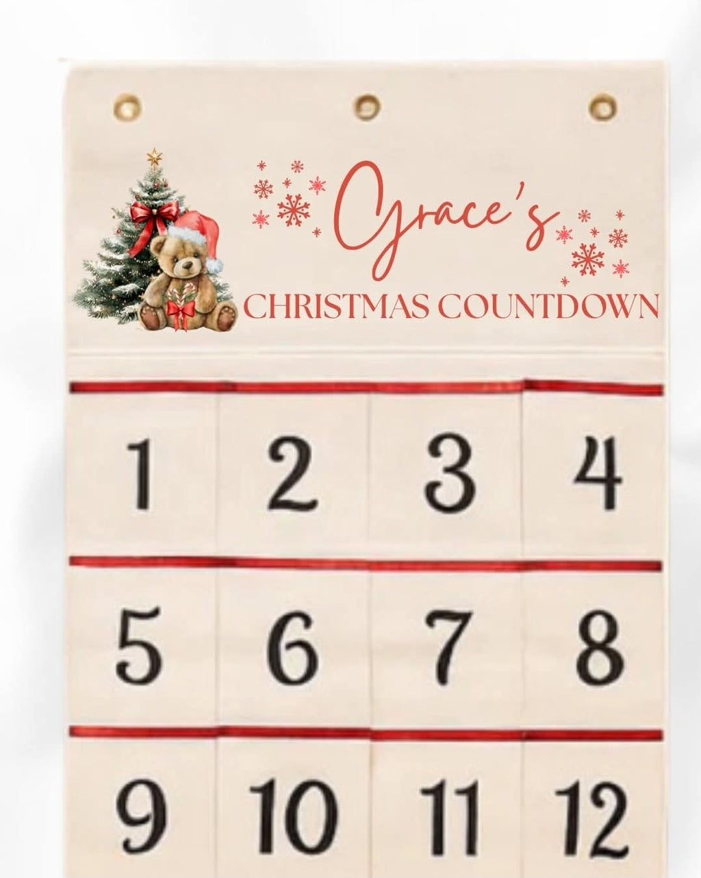 Canvas christmas countdown