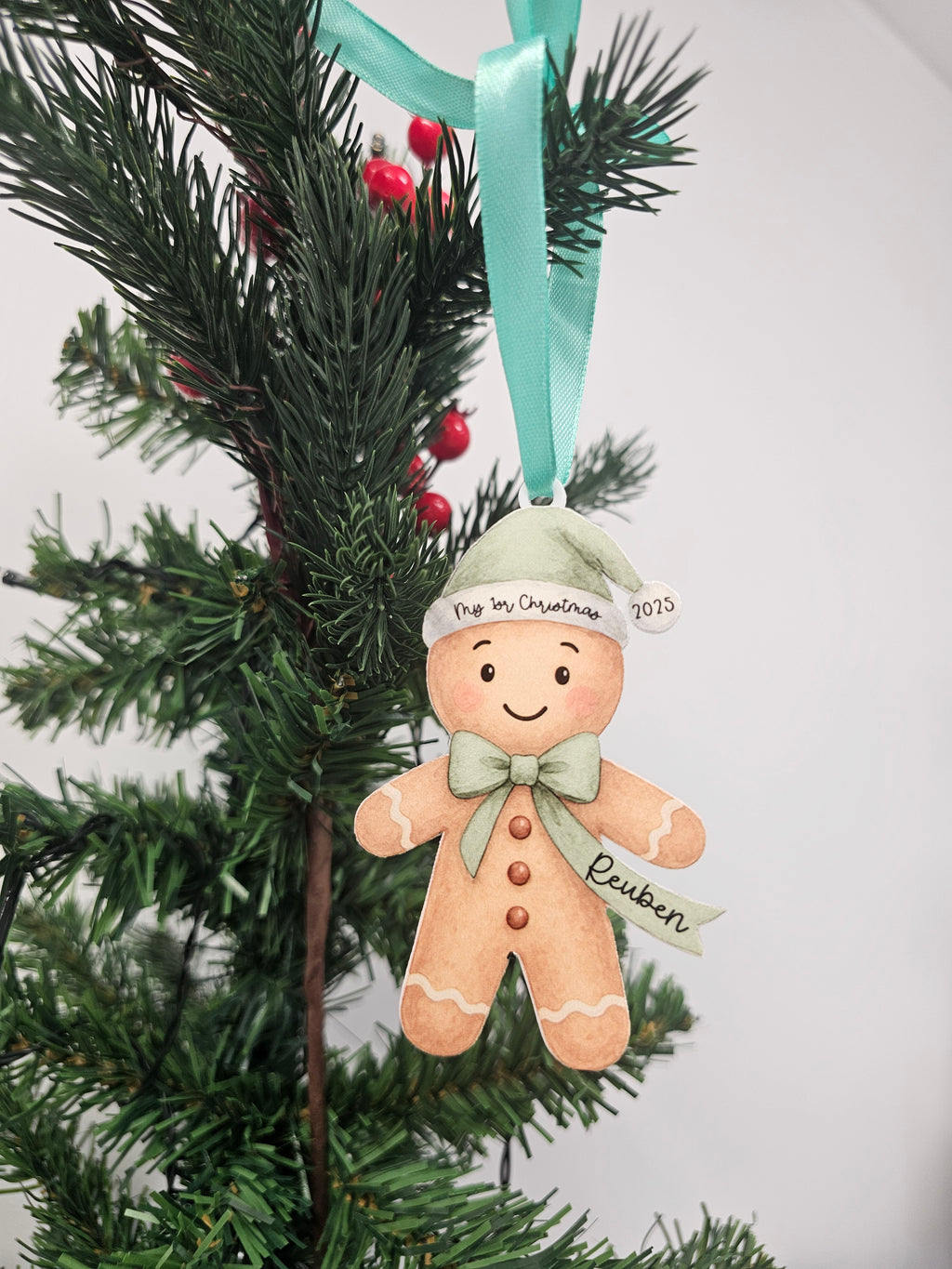 Gingerbread tree decoration