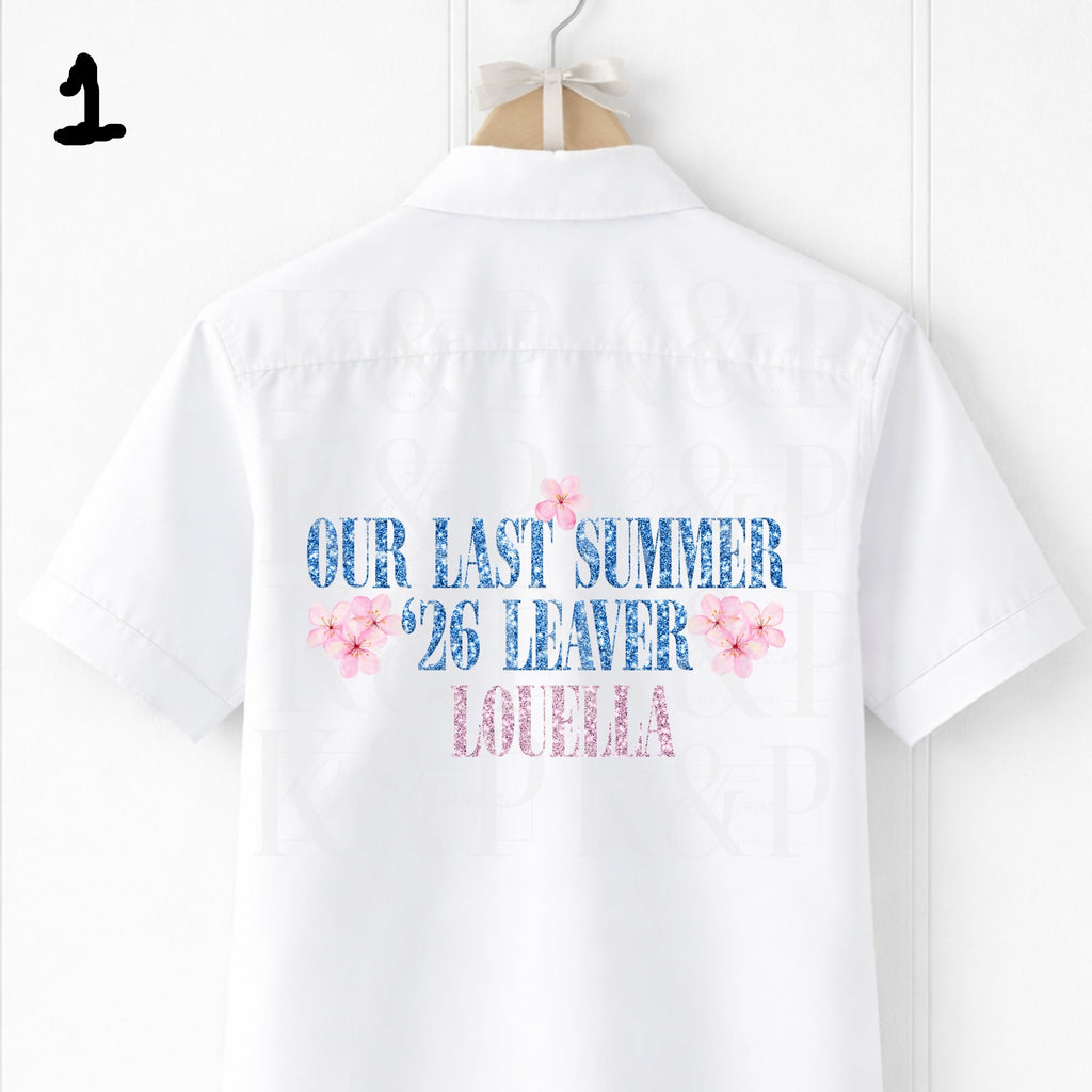 Leavers t-shirt