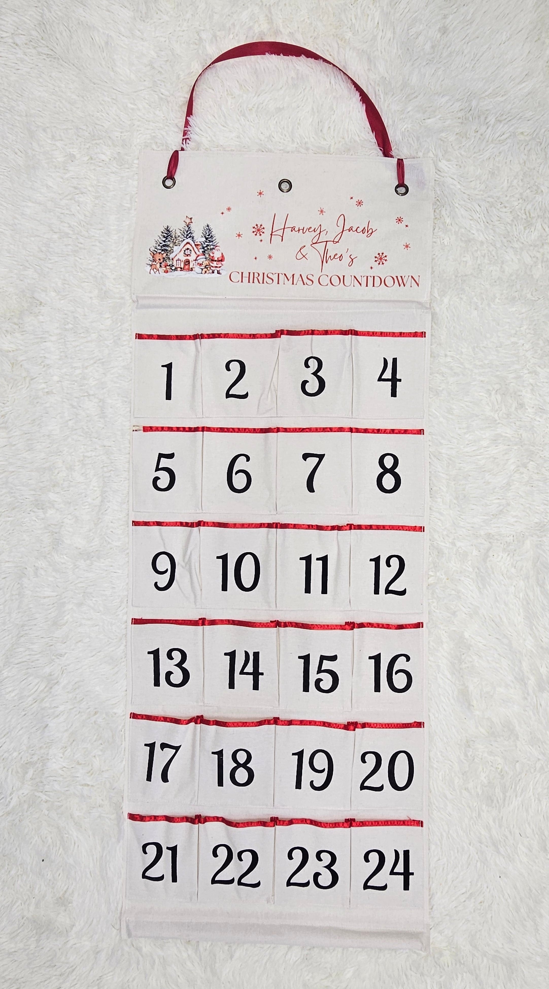 Canvas christmas countdown