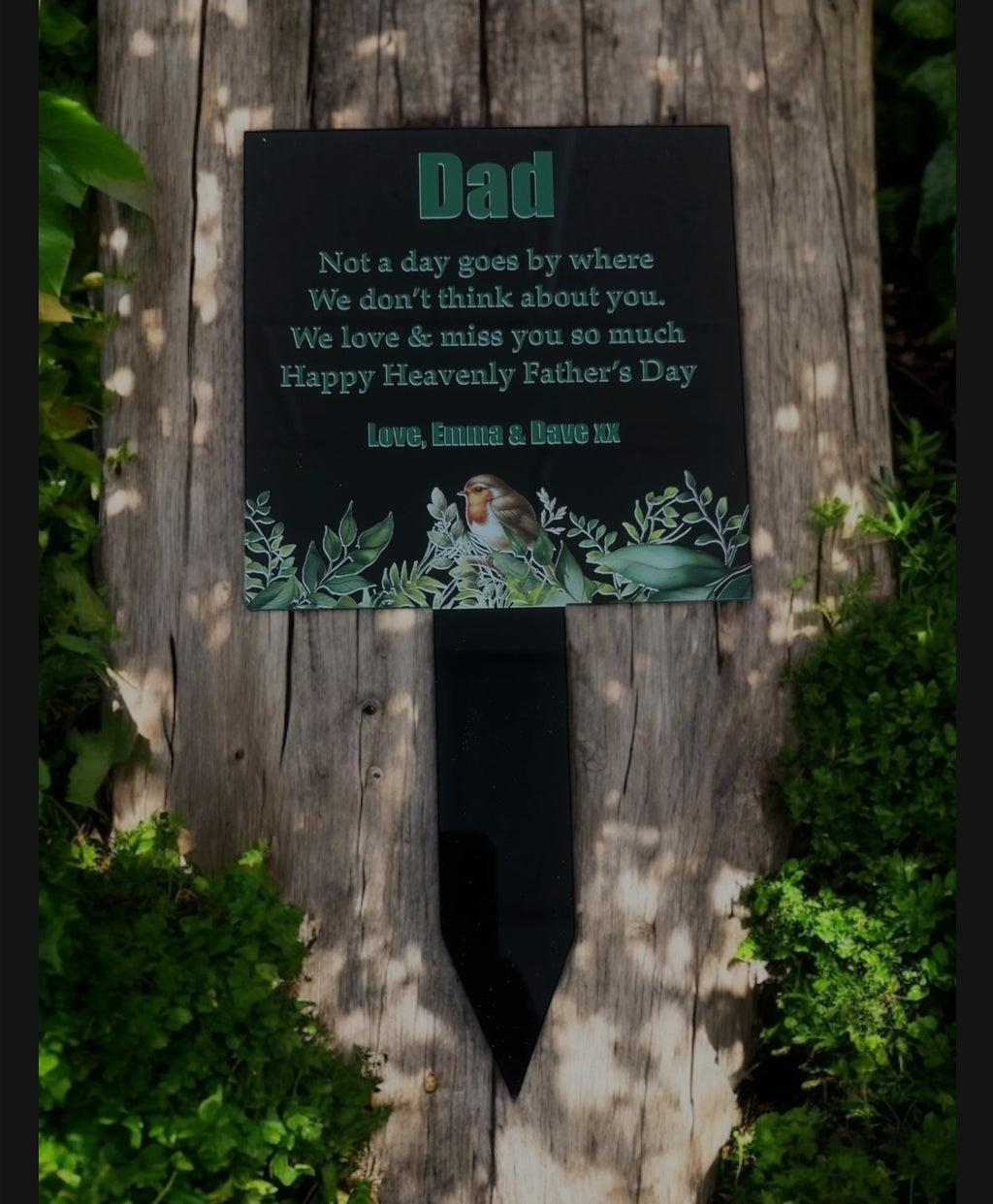 Personalised Dad Grave Maker
