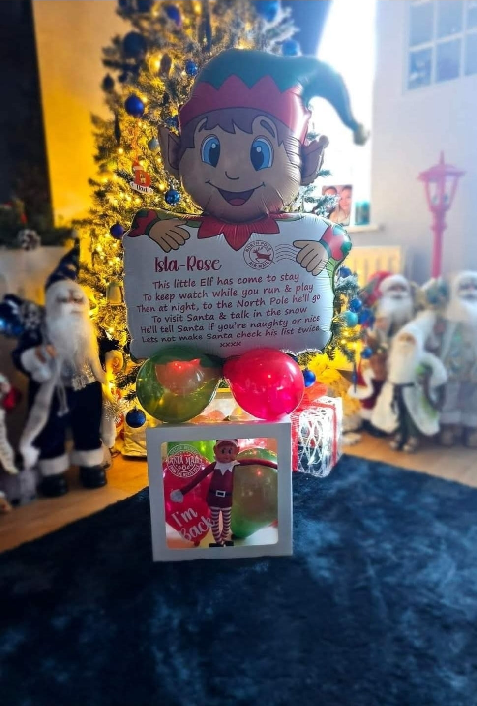 Elf return balloon set