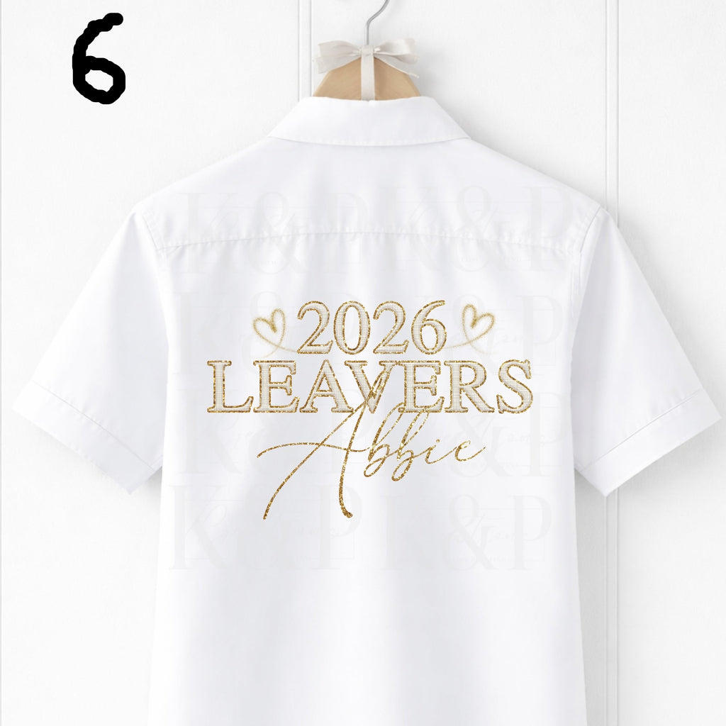 Leavers t-shirt