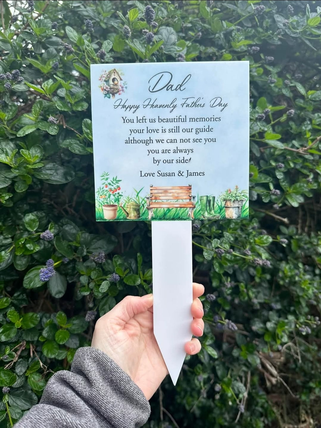 Personalised Dad Grave Maker