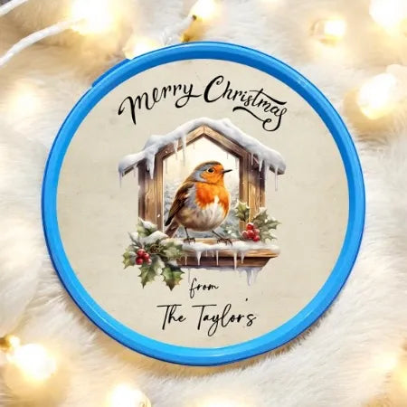 Chocolate tub stickers