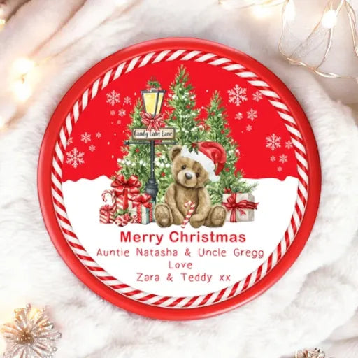 Chocolate tub stickers